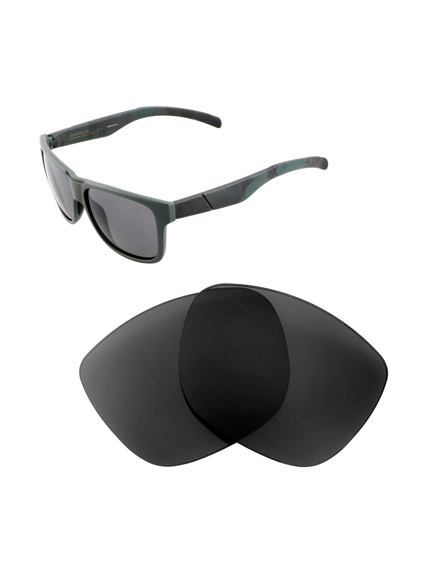 Walleva Titanium Polarized Replacement Lenses for Smith Optics Lowdown XL  Sunglasses - Walmart.com