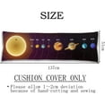 thumbnail image 2 of Solar System Body Pillow Cover Outer Space Universe Galaxy Planet Long Pillow Case Protector with Zipper Decorative Rectangle Soft Large Pillow Cases Covers for Bedding,Couch,Sofa,Home Gift 20"x54", 2 of 4
