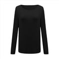 thumbnail image 2 of Blusa de Larga con Cuello y Hombros Descubiertos para Mujer Negro S, 2 of 5