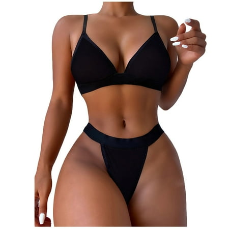 

YDKZYMD Women S Teddy 2 Pieces Lingerie Babydoll Sets Plus Size Sheer Bra And Panty Underwear Sexy Lace Bodysuit Chemise With Set