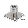 2Pcs Pressure Washer Foam Cannon Holder 1/4inch Quick Connect Stainless Steel Pressure Washer Nozzle Tip Wall Mount Holder