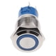 thumbnail image 2 of Interruptor de Botón Momentáneo de Metal de 19 Mm con Enclavamiento Ip67 Zulema Azul Led Interruptor de Botón, 2 of 8
