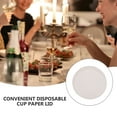 thumbnail image 3 of Milisten 100Ud Tapas De Desechables Para Vasos Con Protección Contra Polvo, 3 of 7