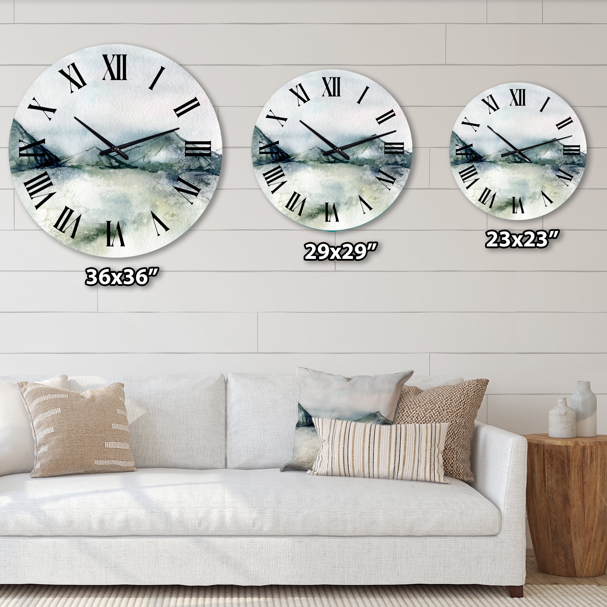 Designart 1 in Quartz Modern/Contemporary Wall Clock