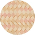 thumbnail image 1 of Ahgly Company Machine Washable Indoor Round Transitional Golden Blonde Gold Area Rugs, 4' Round, 1 of 7