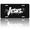 Bold Typography: Jesus, variant on 1 Pcs License Plate Covers & Frames, Flaming Skull with Intense Glare For Decorative Front, Aluminum License Plate Covers & Frames Cover For Men Women, 12" X 6"