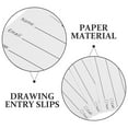 thumbnail image 3 of HLONK 100pcs Ballot Raffle Tickets Multi-use Blank Card Sheets Small Voting Sheets Party Raffle Cards, 3 of 7