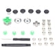 thumbnail image 3 of Botón Del Controlador, Mejor Control, Botones De Modificación De Metal De Repuesto, Botones Flotantes De Altura Ajustable Para El Controlador De Juego PS4 YLSHRF Controller Button for PS4 Game Controller, 3 of 8