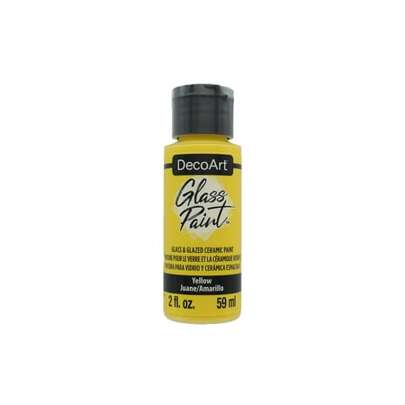 UPC: 0766218123381 | DGP06-30 DECOART GLASS PAINT 2OZ YELLOW