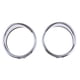 thumbnail image 5 of 4.5 '' Foco Auxiliar Decorar Luces Auxiliares Decorar Brida de Sujeción Vista de de Ajuste para Motocicleta Baoblaze Trim Ring Visor, 5 of 7