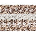 thumbnail image 2 of Zelouf Shakira Print  , Sewing, DIY, Crafts Fabric by the Yard, 219 Brn/wht, 3 Yard, 2 of 2