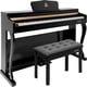 thumbnail image 1 of Piano Teclado Negro Audiotek 88 Teclas Contrapeso Incluye Banco y Pedales, 1 of 8