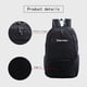 thumbnail image 4 of Mochila ligera para senderismo, resistente al agua, mochila plegable de 20l, pequeña mochila plegable para viajes, 4 of 5