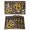 Yellow Beige Black, variant on Yellow Sunflowers Placemats Set of 8, Western Star Brown Farmhouse Plaid Placemats for Dining Table, Place Mats for Kitchen Tabletop, Waterproof Wipeable Dining Table Mats Set