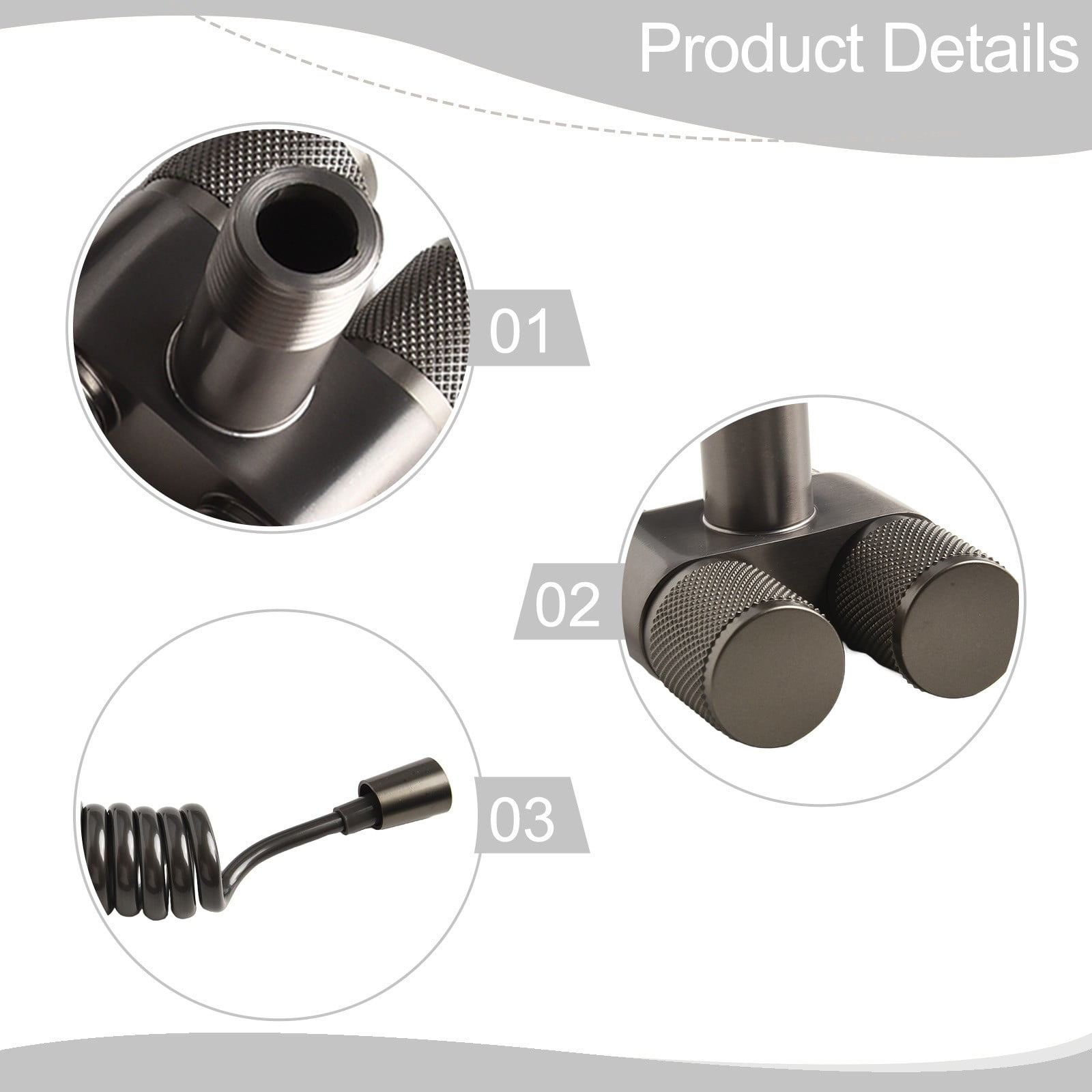 Dual Control Valve Draagbare Bidet Spuitpistool Draagbare Schoonmaken