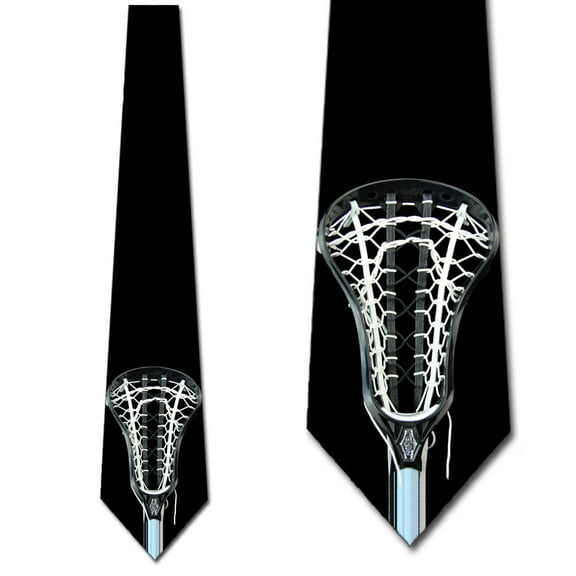 Lacrosse Ties Mens Sports Necktie by Three Rooker