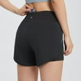 thumbnail image 4 of BALEAF Women's 2 in 1 Running Athletic Shorts Lightweight Quick-Dry Workout Gym Yoga Shorts with Pockets Black XS, 4 of 8
