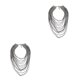 thumbnail image 1 of Qarigey Gargantilla de cadena de Metal de lujo, Maxi collar étnico, moda larga multicapa, joyería para banquete, fiesta de baile de boda Negro 2Conjunto, 1 of 6