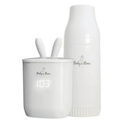 Baby's Brew Portable Bottle Warmer, Travel Baby Bottle Warmer, (Warmer Set) White