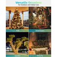 thumbnail image 3 of Cadena de luces navideñas con 120 LED, 12 m/39,37 pies, color blanco cálido, 3 of 4
