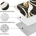 thumbnail image 5 of Black White Gold Marble Pattern Bathroom Rugs Sets 3 Piece,Toilet Cover Set,Absorbent Non Slip Bathroom Mats Sets with U-Shaped Contour Rug Toilet Rug Set, 5 of 5