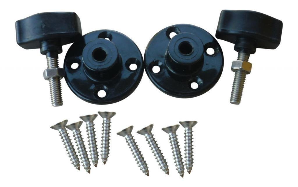 New Bimini Top Deluxe Side Mount Kit. Includes 8 Stainless Steel