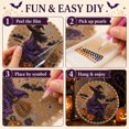 thumbnail image 5 of Halloween Pearl Art Kits for Adults Pearl Diamond Art Diy Kits Halloween Decorations DIY Pearl Painting Kit for Adults & Beginners(Witch), 5 of 8