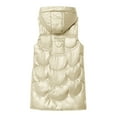 thumbnail image 5 of WNEGSTG Puffer Jackets Womens Womens Long Version Vest Quilted Faux Down Filled Hooded Vest Suitable for Autumn and Winter, 5 of 6