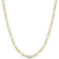 thumbnail image 1 of Cadena De Oro Italiano 14k, Figaro 3x1 Hueca, 55 Cm, 2.6mm, 1 of 5