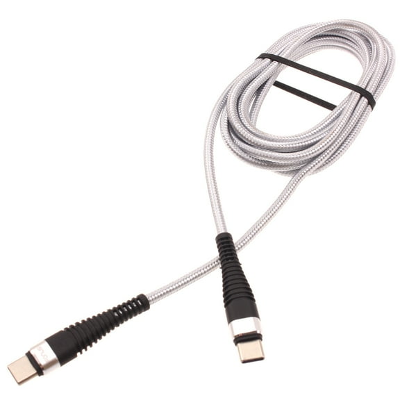 Type-C to USB-C 10ft PD Cable for Moto G Power (2022) Phone - Charger Cord Power Wire Sync Braided Fast D6K Compatible With Motorola Moto G Power (2022)