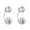 White Gold, variant on Anvazise Fashion Women Double Cubic Zirconia Drop Ear Jacket Piercing Earrings Jewelry Golden