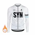 thumbnail image 3 of SYN Chaqueta de ciclismo de invierno para hombre, ropa de ciclismo de montaña, ropa térmica de polar, maillot largo de ciclismo, 3 of 5
