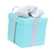 thumbnail image 1 of Cajas de regalo navideñas, cajas de Navidad decorativas apilables, adornos con tapa Azul, 1 of 9