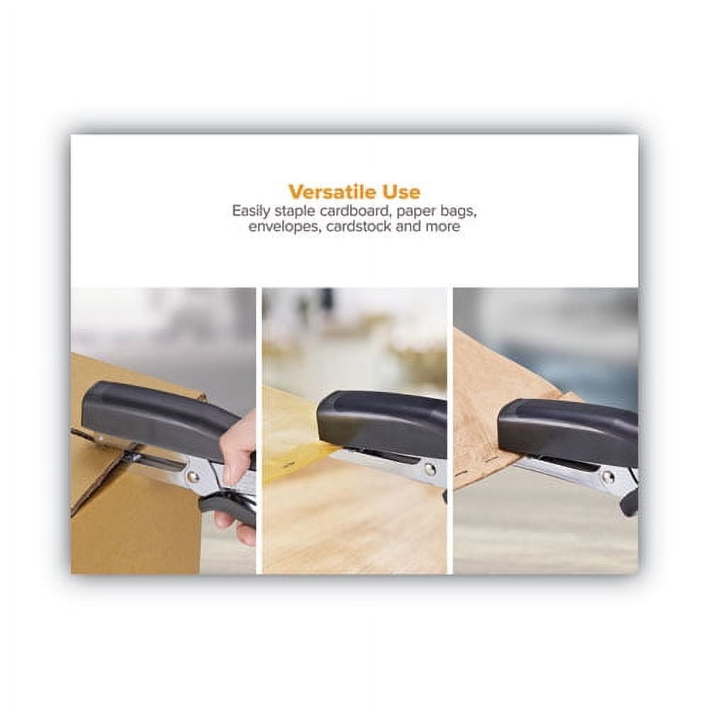B8 Xtreme Duty Plier Stapler, 45-Sheet Capacity, 0.25" To 0.38" Staples, 2.5" Throat, Black/charcoal Gray | Bundle of 10 Each