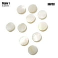 thumbnail image 1 of for Ukulele Acoustic White Colourful Parts Abalone Dots Pearl Shell Dots Punctuation Point Abalone Inlay Dots 4mm-style1, 1 of 6
