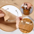 thumbnail image 5 of Suede Fabric Silver Polishing Cloth Jewelry Cleaning Cloth Peru 200x150x0.05cm diy, 5 of 5