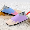 thumbnail image 6 of VeFlora Kids Water Shoes, Girls Cute Ice Cream Print Quick-Dry Swim Shoes, Non- Barefoot Aqua Socks for Beach, Pool, and Outdoor Activities(Purple/3.5-4Yeras), 6 of 6