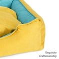 thumbnail image 3 of SUSSEXHOME Pets 23.5 x 17.3 x 7 Inches Washable Dog Bed for Medium Dogs - Durable Waterproof Sofa Dog Bed with Sides - (CAMEL), 3 of 7