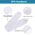 thumbnail image 3 of Bandeau Facial de Spa, Lot de 4, Bandeau pour la Tête en Tissu Éponge, Serviette Extensible Ajustable pour le Bain, le Maquillage et le Sport, 3 of 6