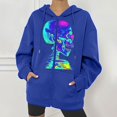 thumbnail image 2 of Sudadera de Cuello Redondo Para Mujer, Sudaderas Con Capucha de Gran Tamaño, Sudadera Con Patrón de Cosplay Para Otoño E Invierno, Abrigo Con Estampado de Características Odeerbi ODB139136, 2 of 8