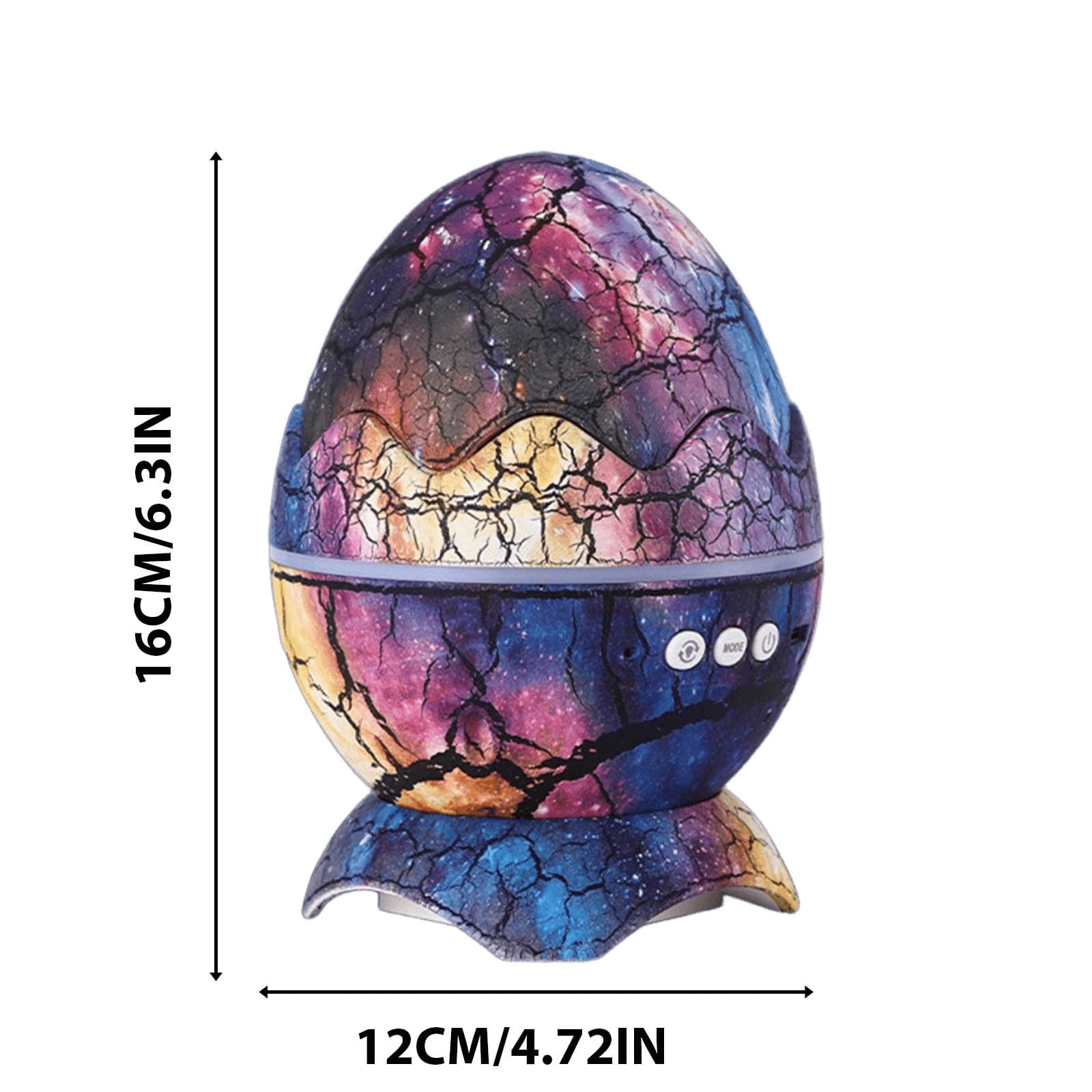 Dinoglow Egg Projector, Dinosaur Egg Galaxy Star Projector, 4 in 1 Northern Lights Projector, Night Lights for Kids with Timer & Remote Control Best Gift & Decoration
