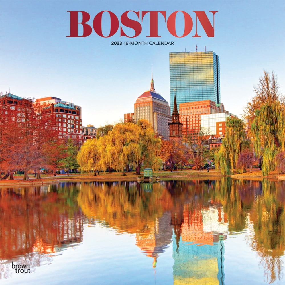 Boston FOIL 2023 Wall Calendar 12x12 by Browntrout