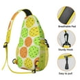 thumbnail image 2 of Travel-Ready Crossbody Bag Lightweight Shoulder Backpack with Baseball Print, Anti-Theft Pocket Versatile for Sports, Commuting, 2 of 6