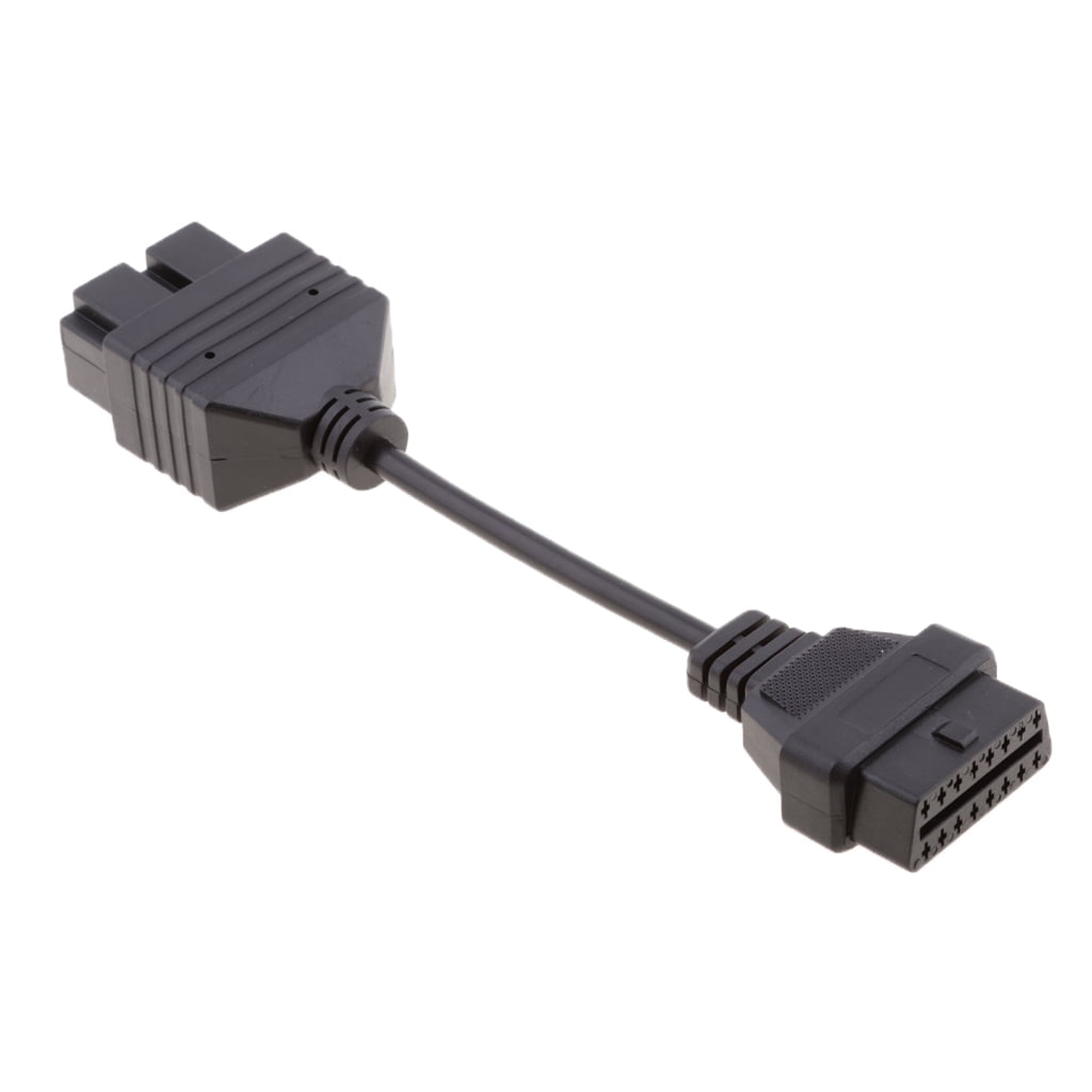16 Pin to 20 Pin OBD OBD2 OBDII Female Car Diagnostic Adapter Cable For KIA 