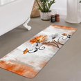 thumbnail image 2 of Rustic Farmhouse Bath Rug, Farm Orange Daisy Floral Flowers and Butterfly on Country Wooden Autumn Bath Mat Yellow Grey Kitchen Rug Floor Mat Soft Non Slip Runner Carpet Indoor Doormat, 17X48, 2 of 6
