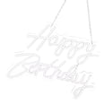 thumbnail image 1 of Happy Birthday Neon Sign, Led Neon Sign Night Light for Wall Decor, Acrylic USB Powered Happy Birthday Led Sign with Hanging Chains, for Party Bar Birthday Party Decoration, 1 of 8