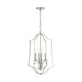 thumbnail image 3 of Capital Lighting 539541 Cameron 4 Light 18" Wide Taper Candle Pendant - Nickel, 3 of 7