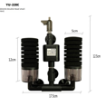 thumbnail image 4 of Fish tank water fairy filter three-in-one small reverse gas lift filter Pneumatic filter, 4 of 7