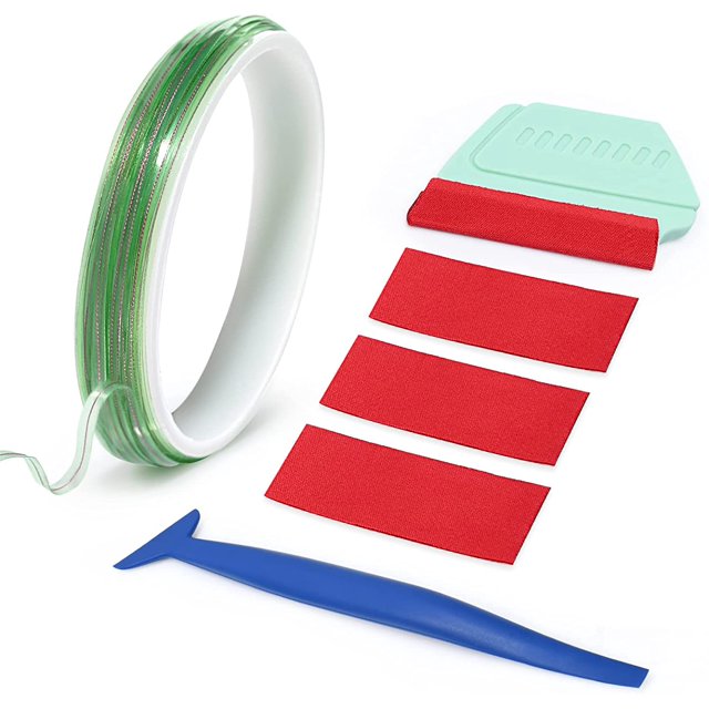 FOSHO 10M (32.8FT) Knife Tape Finish Line Vinyl Wrap Tool for Cutting Paper Trim Car Wrapping Design Line Auto Graphic