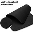 thumbnail image 3 of SURJDE 4 Pack Stitched Edges Premium Mouse Pad, Computer Mouse Pad with Non-Slip Rubber Base, Rectangle and Round Non-Slip Rubber Base Mouse Pad (2 for Each Shape), Black, 3 of 7